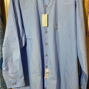 Kenneth Cole Men’s Unlisted Button Down Long Sleeve Shirt Size 4X 20 35/36 NWT
